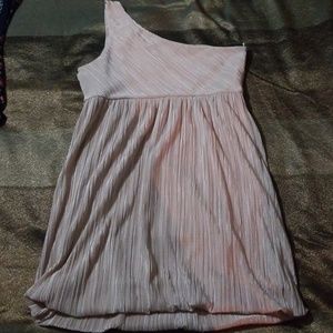 Silk pleated dress